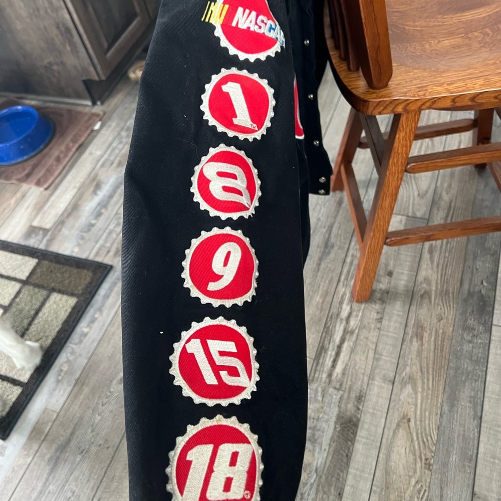 Coca-Cola NASCAR Racing Jacket with Patches - Picture 4 of 5